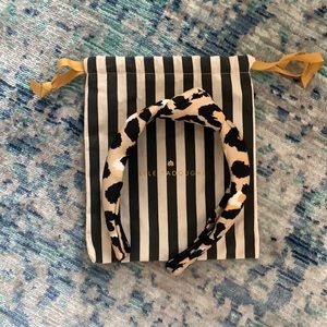 Lele Sadoughi Leopard Knot Headband. Worn Once. Like New.